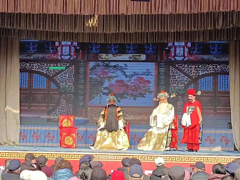 【新春走基层】甘肃平凉举行“赞颂二十大·礼赞新平凉”戏曲惠民活动