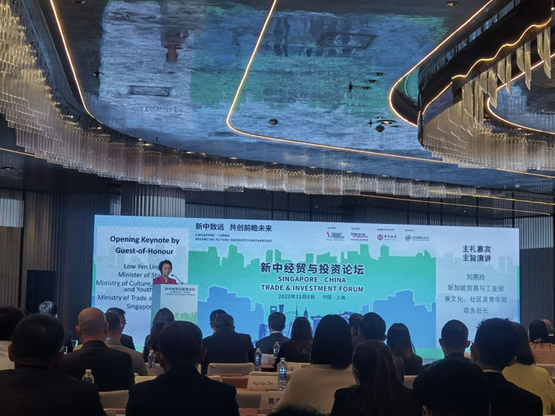 新加坡鼓励企业充分利用进博会平台进一步进入中国市场
