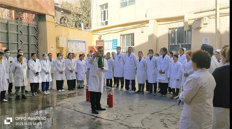 白衣天使学消防   共筑医院“防火墙”